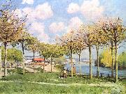 Alfred Sisley, Die Seine bei Bougival